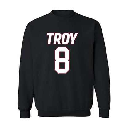 Troy - Men's Basketball Alumni : Brant Smith - Classic Shersey Crewneck Sweatshirt-0