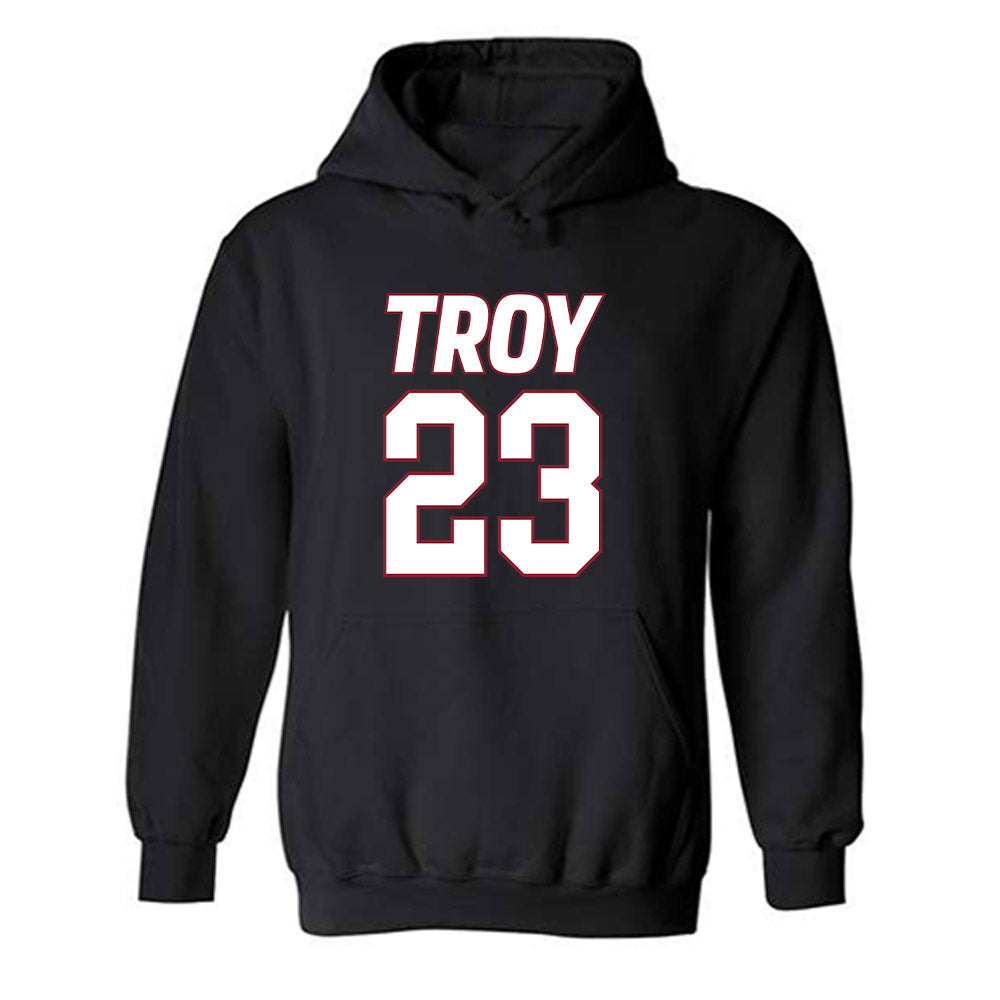 Troy - NCAA Men's Basketball : Tucker Wadsworth - Hooded Sweatshirt-0