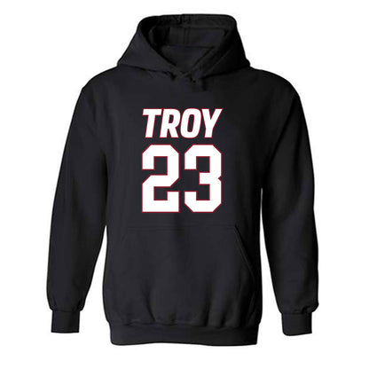 Troy - NCAA Men's Basketball : Tucker Wadsworth - Hooded Sweatshirt-0
