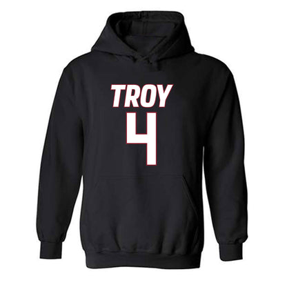 Troy - NCAA Men's Basketball : Emmanuel Clarton - Hooded Sweatshirt-0