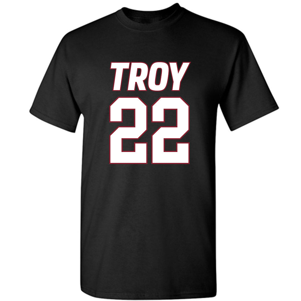 Troy - NCAA Women's Basketball : Rachel Leggett - T-Shirt-0