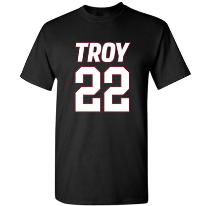 Troy - NCAA Women's Basketball : Rachel Leggett - T-Shirt-0