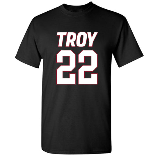 Troy - NCAA Women's Basketball : Rachel Leggett - T-Shirt-0