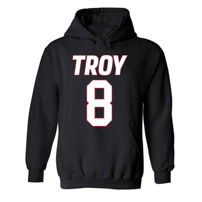 Troy - Men's Basketball Alumni : Brant Smith - Classic Shersey Hooded Sweatshirt-0