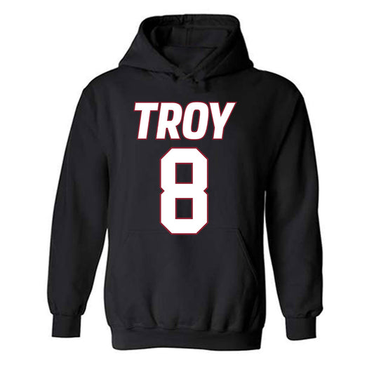 Troy - Men's Basketball Alumni : Brant Smith - Classic Shersey Hooded Sweatshirt-0