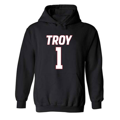 Troy - NCAA Women's Basketball : Saniya Jackson - Hooded Sweatshirt-0