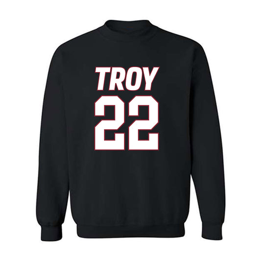 Troy - NCAA Women's Basketball : Rachel Leggett - Crewneck Sweatshirt-0