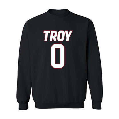 Troy - NCAA Men's Basketball : Kerrington Kiel - Crewneck Sweatshirt-0