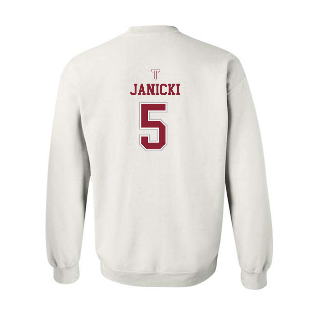 Troy - NCAA Baseball : James Janicki - Shersey Crewneck Sweatshirt-1