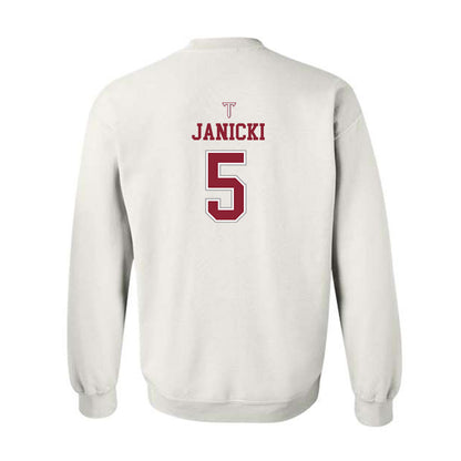 Troy - NCAA Baseball : James Janicki - Shersey Crewneck Sweatshirt-1
