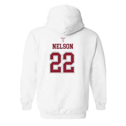 Troy - NCAA Baseball : Drew Nelson - Shersey Hooded Sweatshirt-1