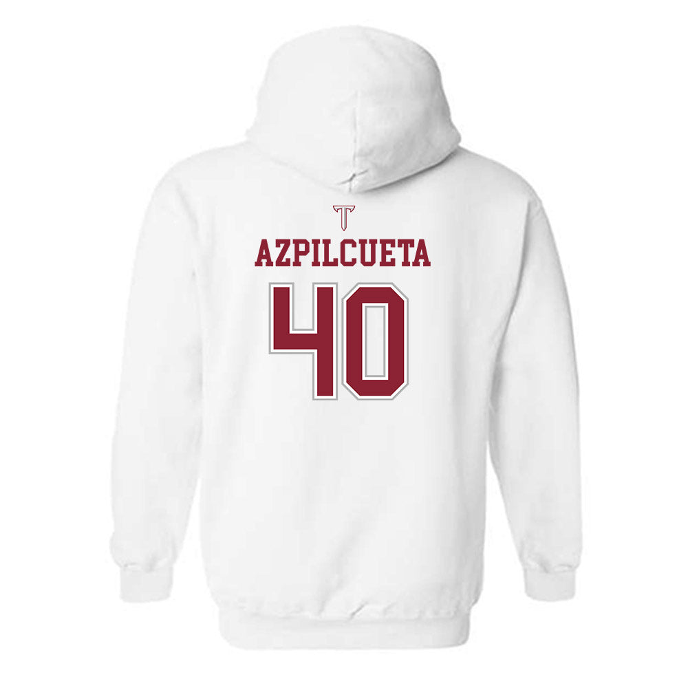 Troy - NCAA Baseball : Nico Azpilcueta - Shersey Hooded Sweatshirt-1