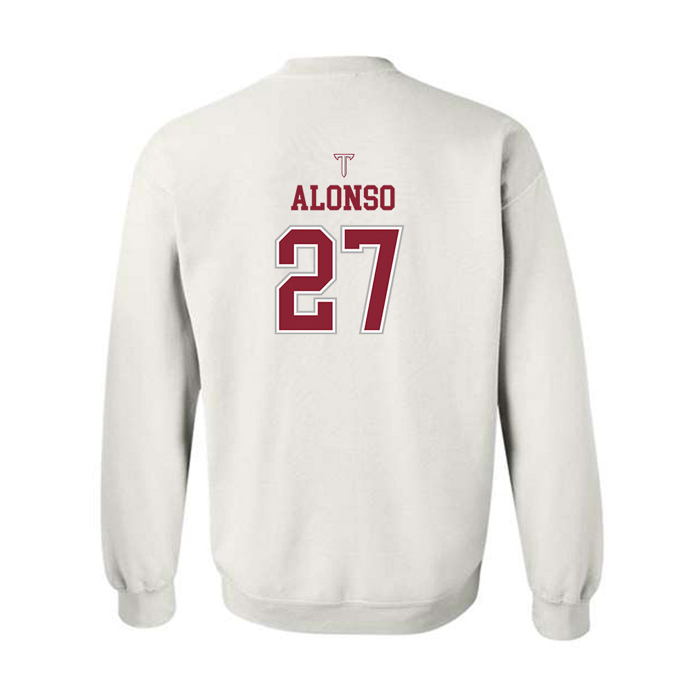 Troy - NCAA Baseball : Dylan Alonso - Shersey Crewneck Sweatshirt-1