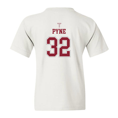 Troy - NCAA Baseball : Josh Pyne - Shersey Youth T-Shirt-1