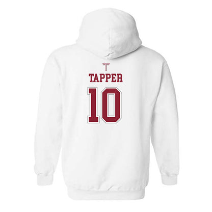 Troy - NCAA Baseball : Brock Tapper - Shersey Hooded Sweatshirt-1