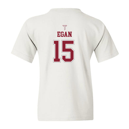 Troy - NCAA Baseball : Tommy Egan - Shersey Youth T-Shirt-1