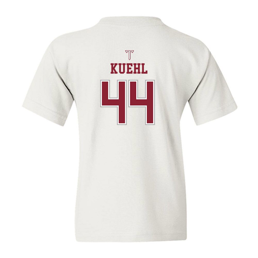 Troy - NCAA Baseball : Dillon Kuehl - Shersey Youth T-Shirt-1
