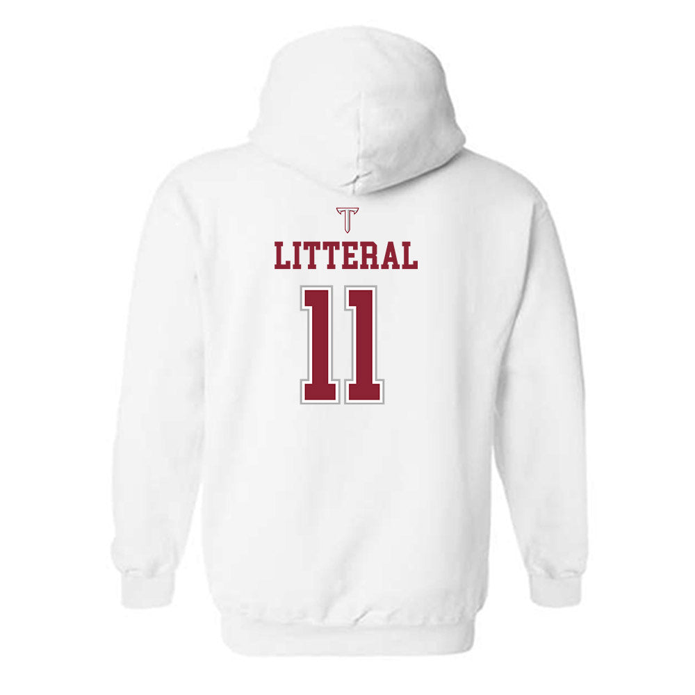 Troy - NCAA Baseball : Lucas Litteral - Shersey Hooded Sweatshirt-1