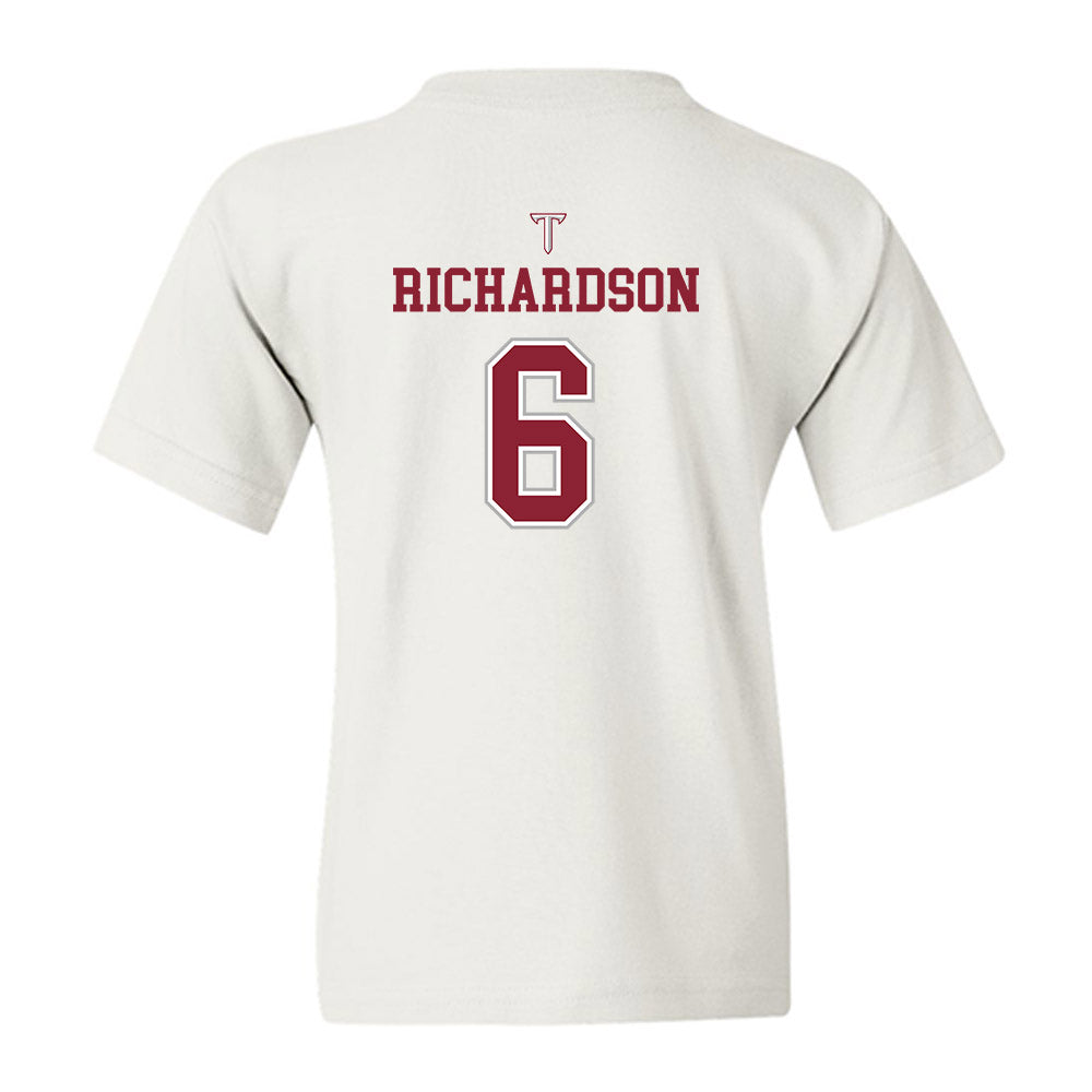 Troy - NCAA Baseball : Brady Richardson - Shersey Youth T-Shirt-1