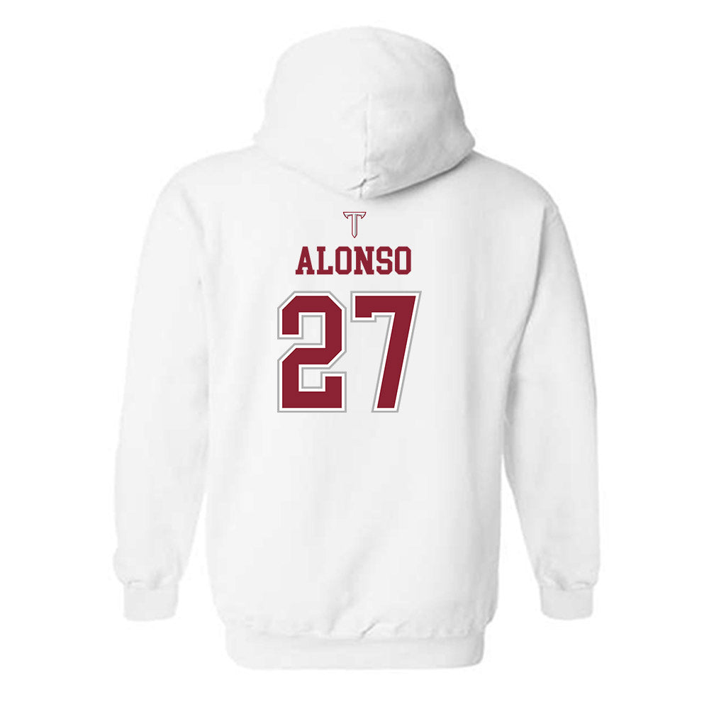 Troy - NCAA Baseball : Dylan Alonso - Shersey Hooded Sweatshirt-1