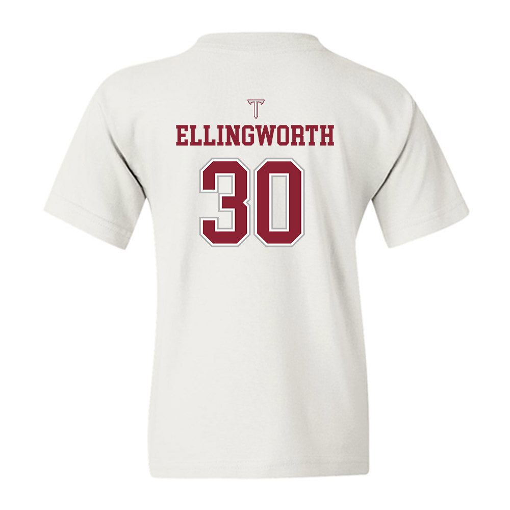 Troy - NCAA Baseball : Cooper Ellingworth - Shersey Youth T-Shirt-1