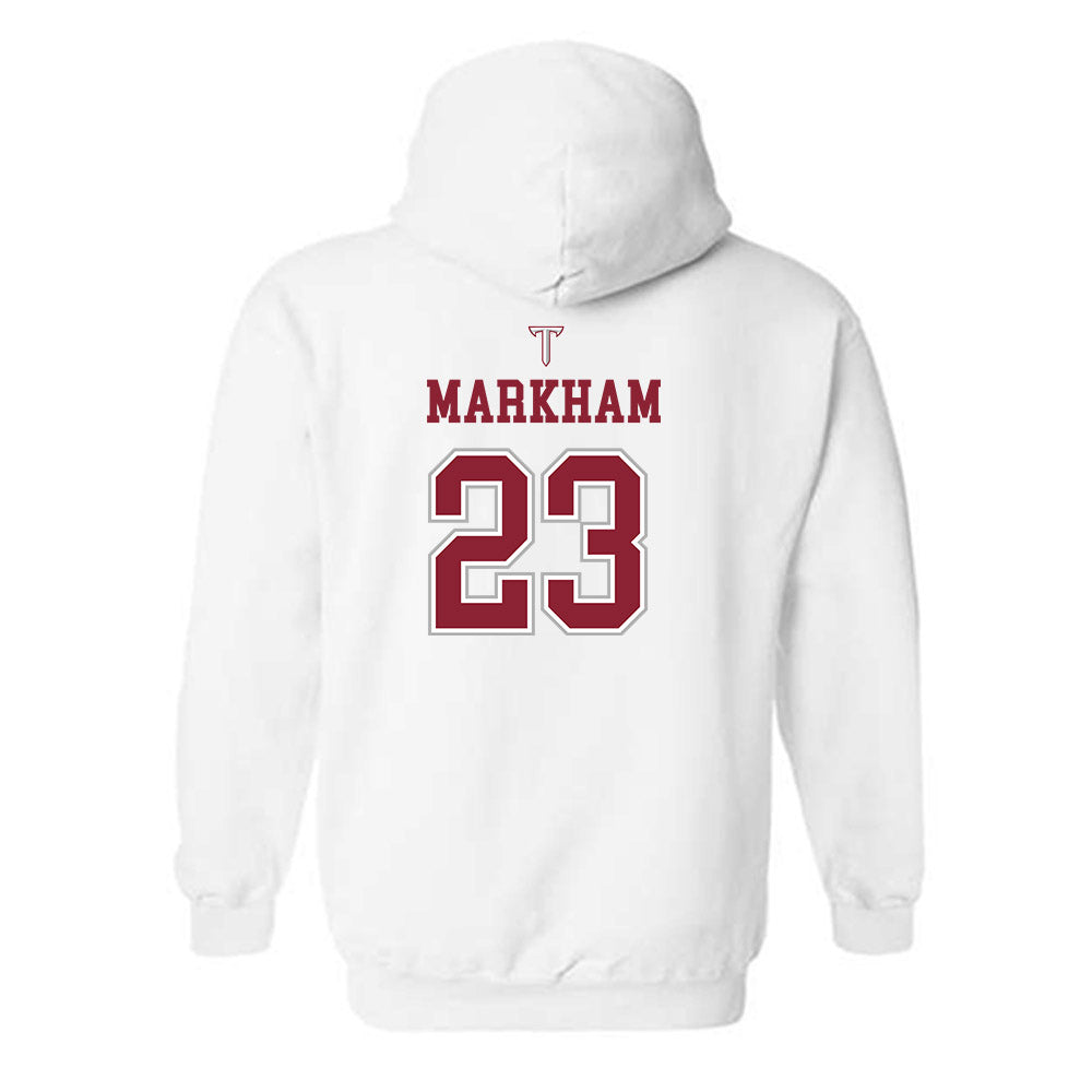 Troy - NCAA Baseball : Houston Markham - Shersey Hooded Sweatshirt-1
