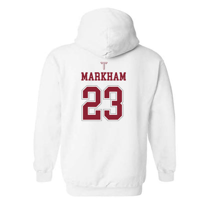 Troy - NCAA Baseball : Houston Markham - Shersey Hooded Sweatshirt-1
