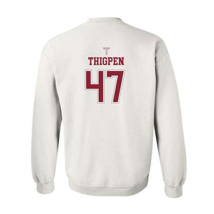Troy - NCAA Baseball : Noah Thigpen - Shersey Crewneck Sweatshirt