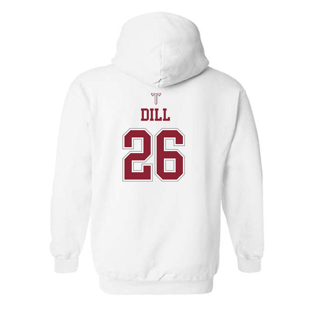 Troy - NCAA Baseball : Matthew Dill - Shersey Hooded Sweatshirt-1