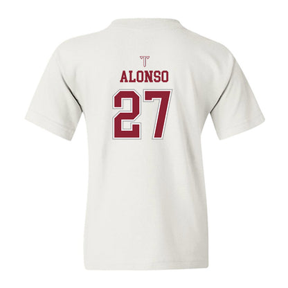 Troy - NCAA Baseball : Dylan Alonso - Shersey Youth T-Shirt-1