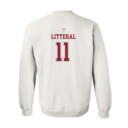 Troy - NCAA Baseball : Lucas Litteral - Shersey Crewneck Sweatshirt-1