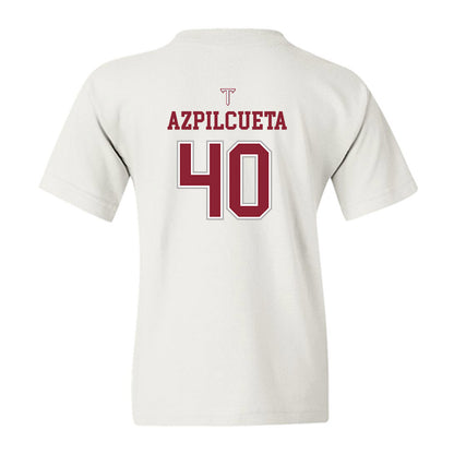 Troy - NCAA Baseball : Nico Azpilcueta - Shersey Youth T-Shirt-1