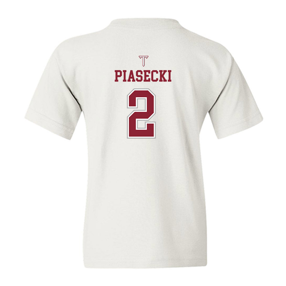 Troy - NCAA Baseball : Aaron Piasecki - Shersey Youth T-Shirt-1