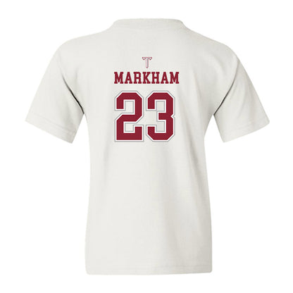 Troy - NCAA Baseball : Houston Markham - Shersey Youth T-Shirt-1