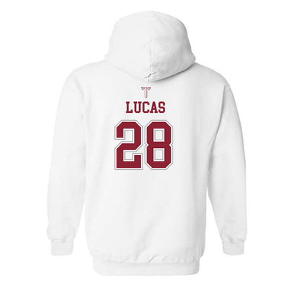 Troy - NCAA Baseball : Jackson Lucas - Shersey Hooded Sweatshirt-1