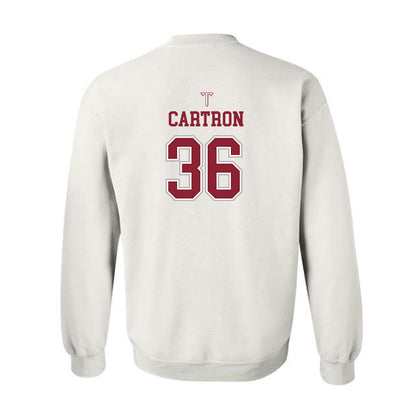 Troy - NCAA Baseball : Chase Cartron - Shersey Crewneck Sweatshirt-1