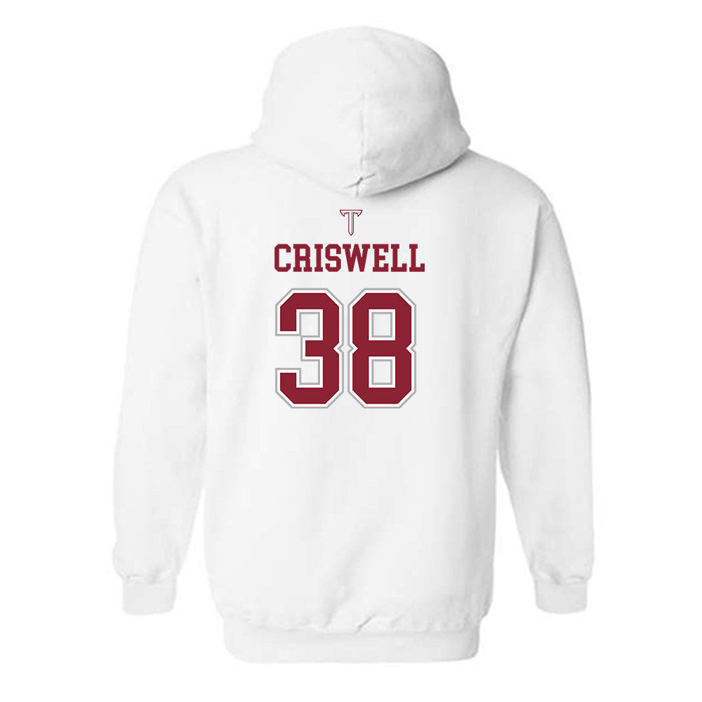 Troy - NCAA Baseball : Nate Criswell - Shersey Hooded Sweatshirt-1