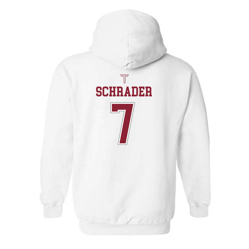 Troy - NCAA Baseball : Gavin Schrader - Shersey Hooded Sweatshirt-1