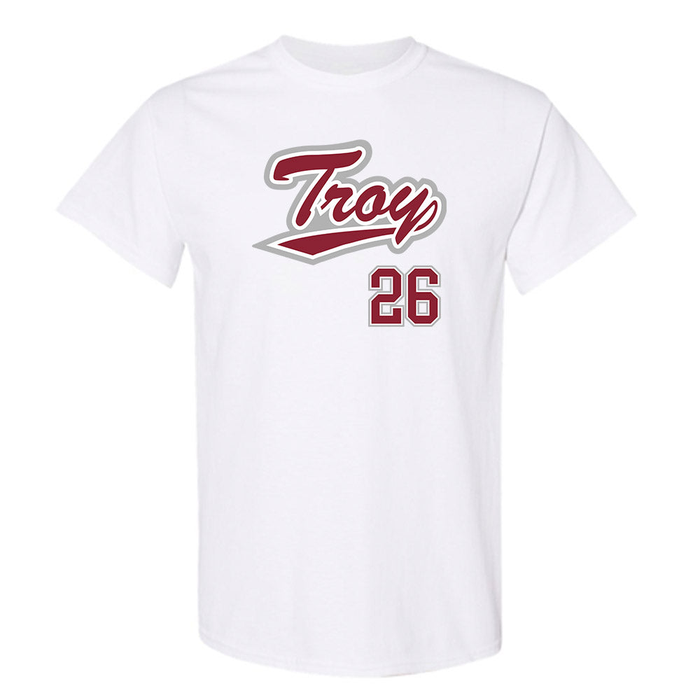 Troy - NCAA Baseball : Matthew Dill - Shersey T-Shirt-0