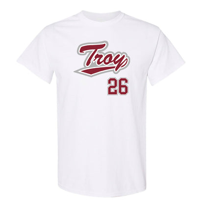 Troy - NCAA Baseball : Matthew Dill - Shersey T-Shirt-0