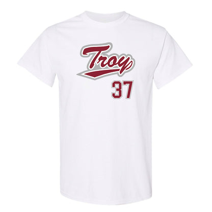 Troy - NCAA Baseball : Sean Darnell - Shersey T-Shirt-0
