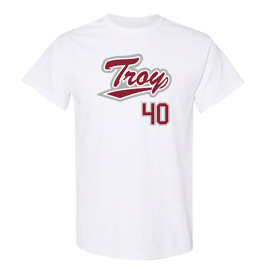 Troy - NCAA Baseball : Nico Azpilcueta - Shersey T-Shirt-0