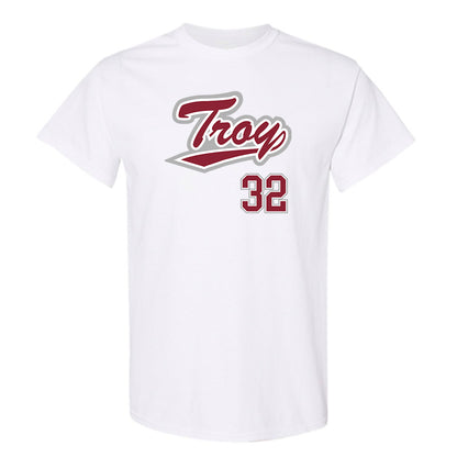 Troy - NCAA Baseball : Josh Pyne - Shersey T-Shirt-0