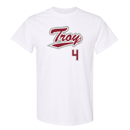 Troy - NCAA Baseball : Nolan Book - Shersey T-Shirt-0