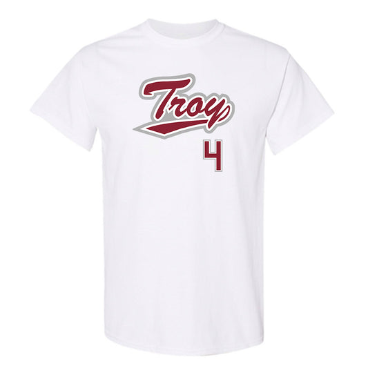 Troy - NCAA Baseball : Nolan Book - Shersey T-Shirt-0
