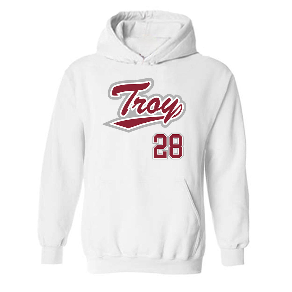 Troy - NCAA Baseball : Jackson Lucas - Shersey Hooded Sweatshirt-0