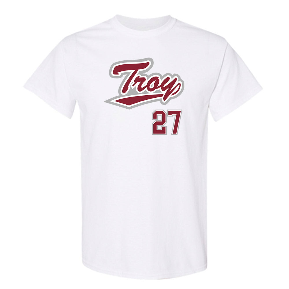 Troy - NCAA Baseball : Dylan Alonso - Shersey T-Shirt-0