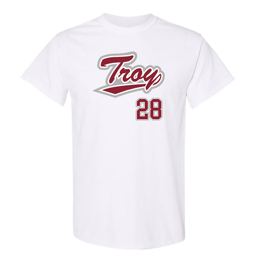 Troy - NCAA Baseball : Jackson Lucas - Shersey T-Shirt-0
