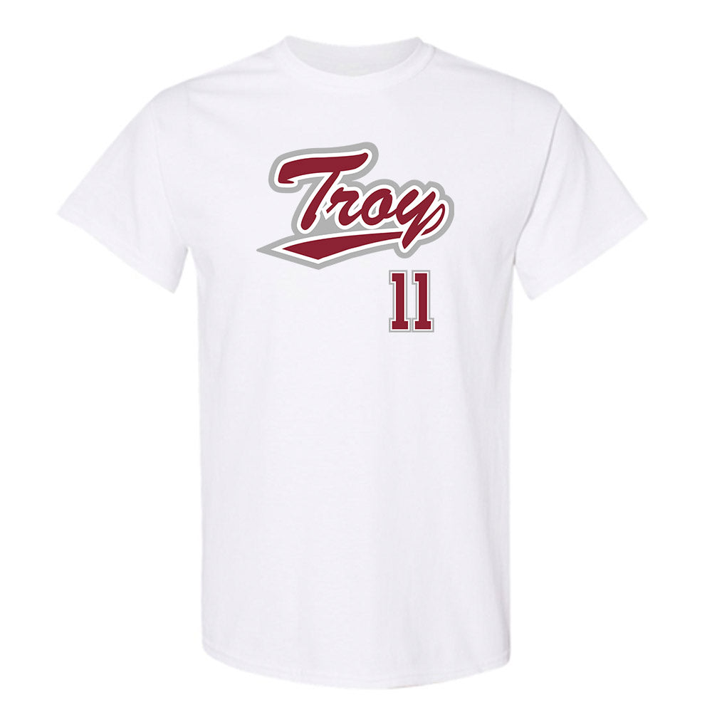 Troy - NCAA Baseball : Lucas Litteral - Shersey T-Shirt-0