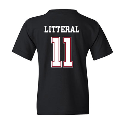 Troy - NCAA Baseball : Lucas Litteral - Classic Shersey Youth T-Shirt-1